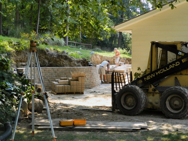 More stone work